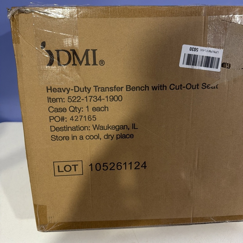 DMI Tub 1 Count (Pack of 1), Transfer Bench and Sliding Shower Chair - Picture 10 of 11